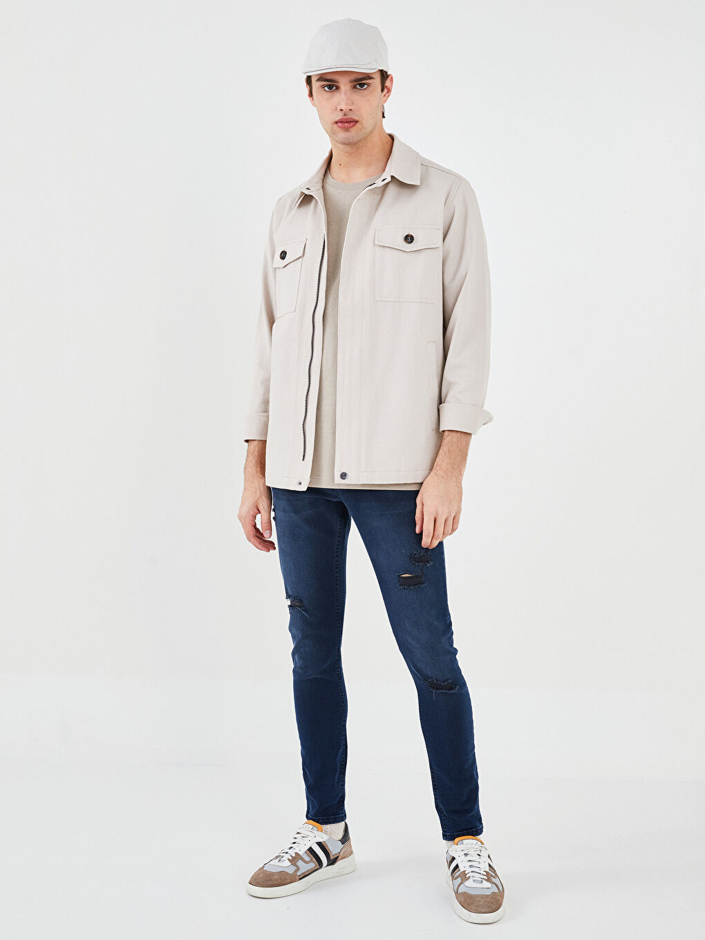 ерлерге арналған 760 өте тар пішім джинс шалбар-1