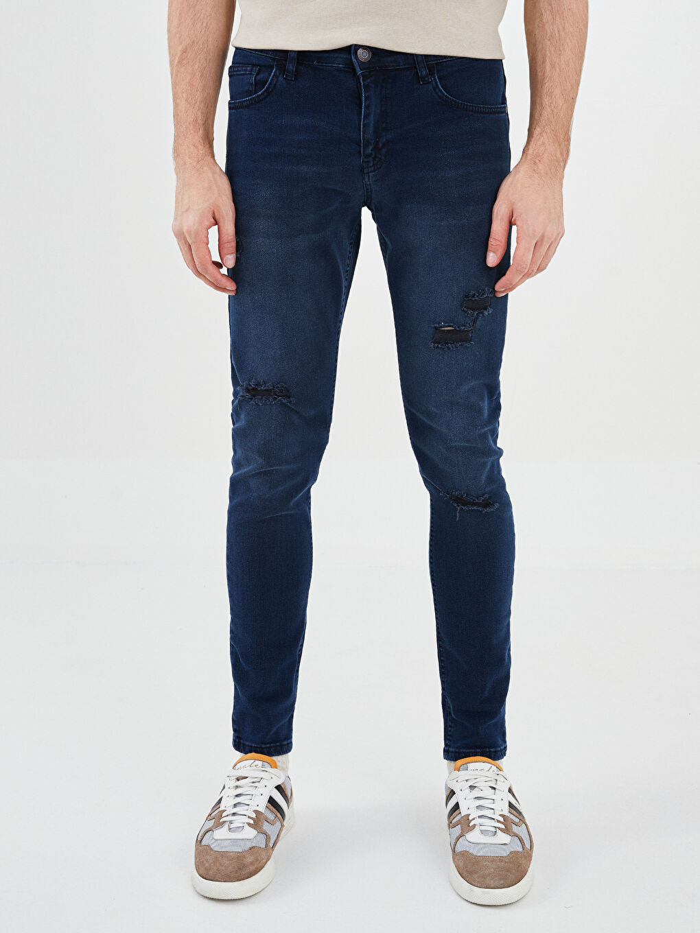 ерлерге арналған 760 өте тар пішім джинс шалбар-2