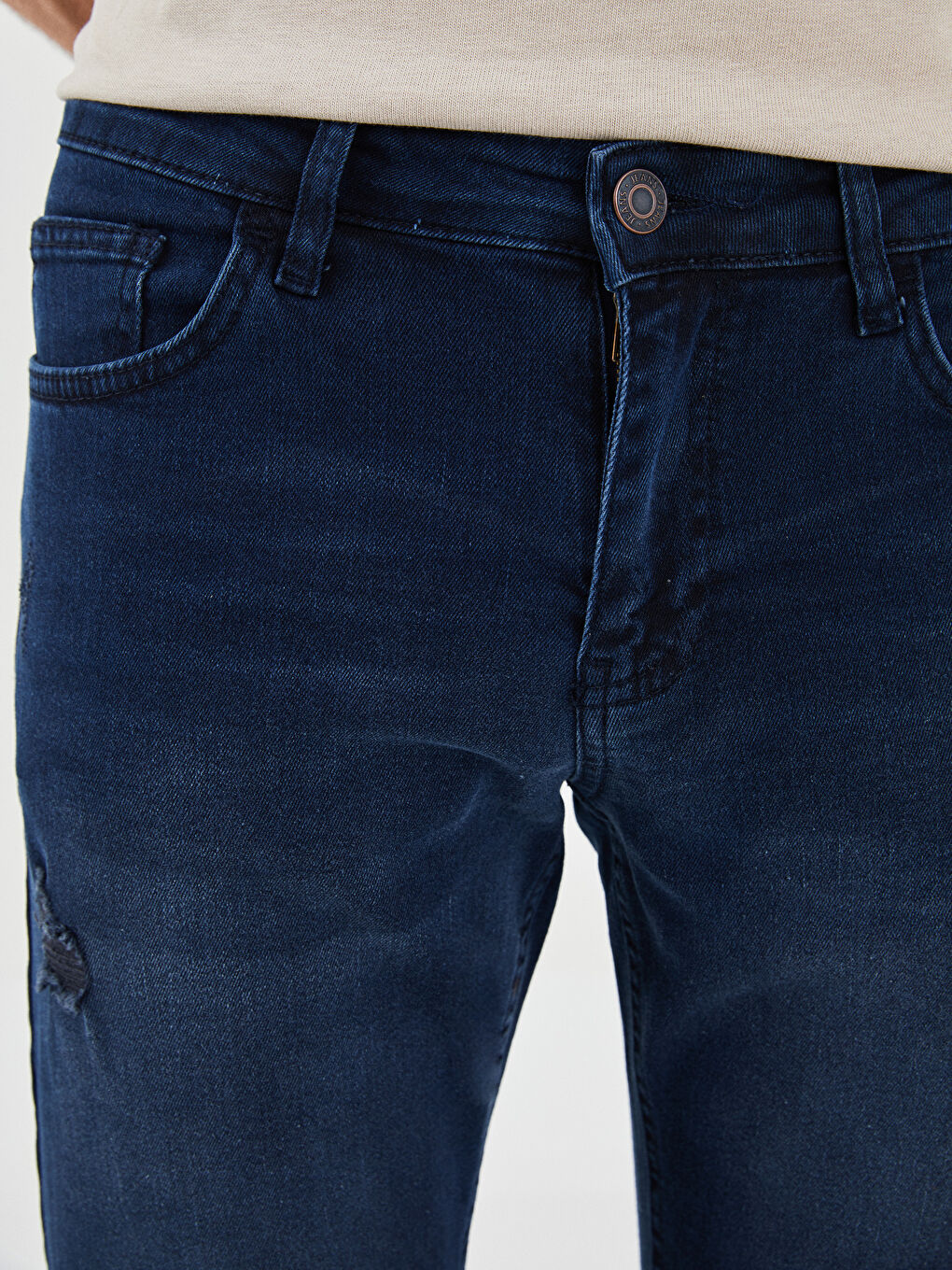 ерлерге арналған 760 өте тар пішім джинс шалбар-4