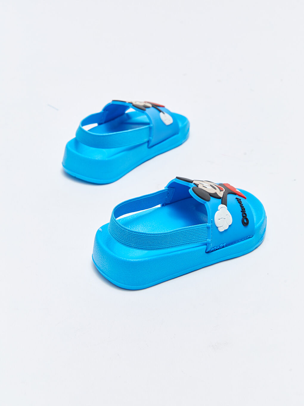 Mickey Mouse Licensed Patch Detailed Baby Boy Beach Slippers-4