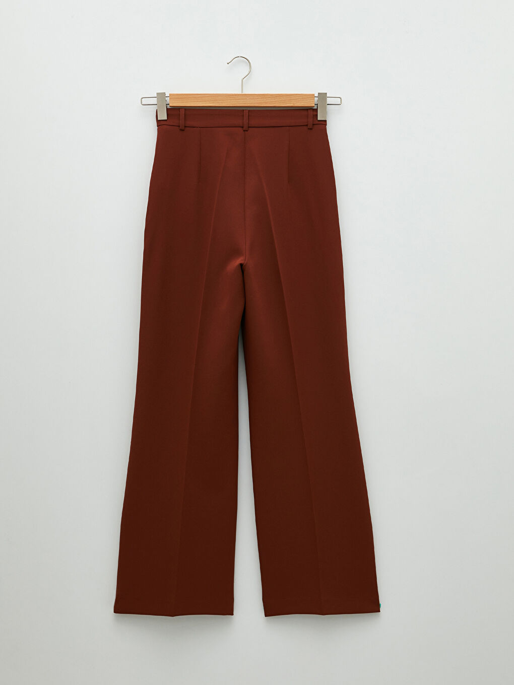 Comfortable Fit Straight Pocket Detailed Wide Leg Women's Trousers-10