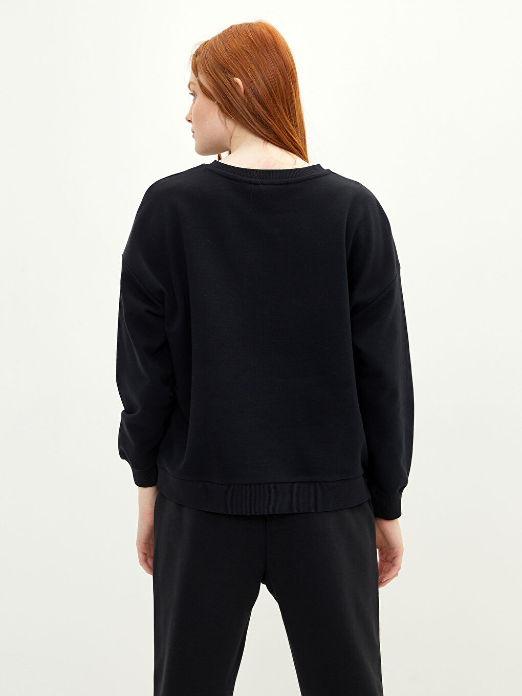 Crew Neck Yale University Women's Printed Sweatshirt -S2DB23Z8-HFF