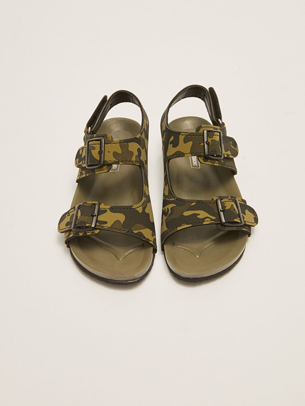 Sandale pentru Bebeluși Băieți cu Detalii Cataramă Dublă și Închidere cu Bandă Velcro-5