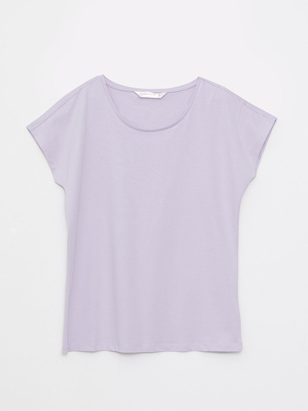 Crew Neck Straight Short Sleeve Cotton Women's Pajamas Set-6