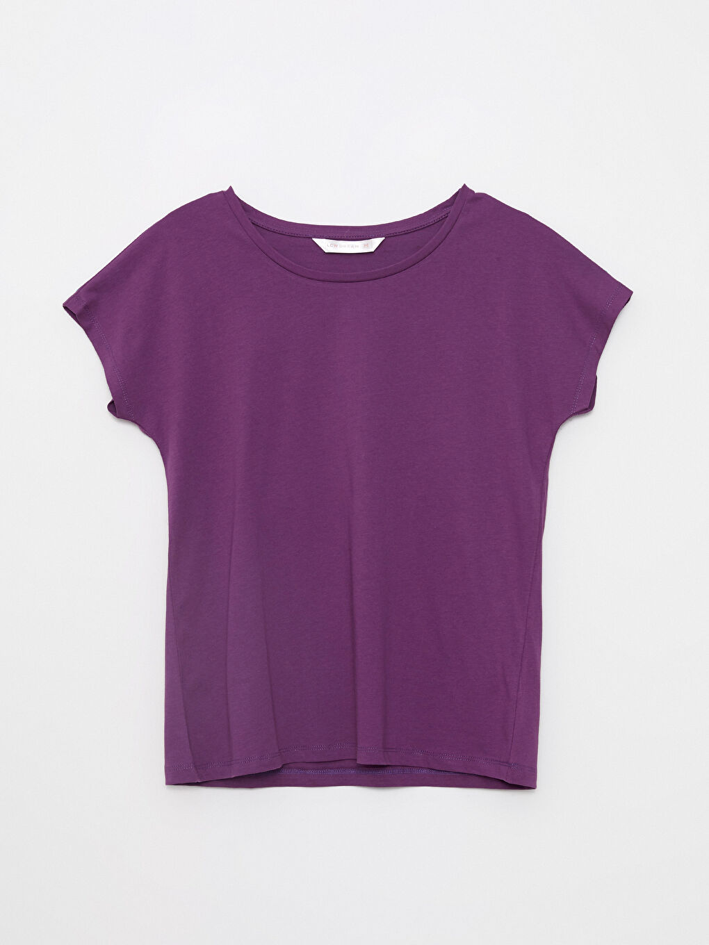 Crew Neck Straight Short Sleeve Cotton Women's Pajamas Set-6