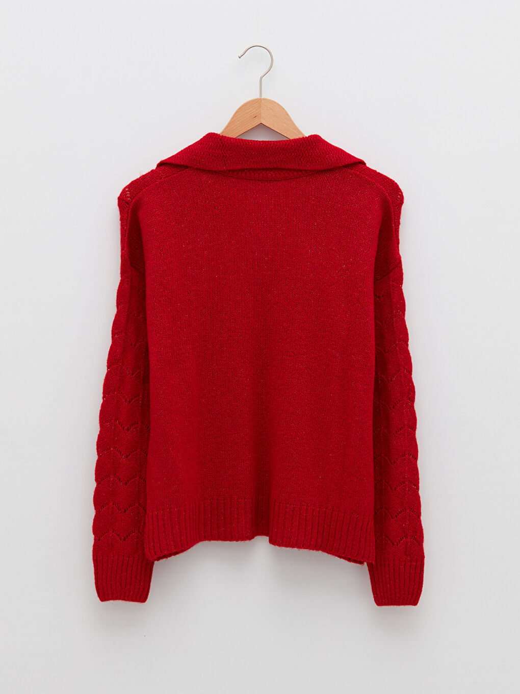 Pull-over en Tricot à Col roulé, À motifs, Manches longues pour Femmes-6