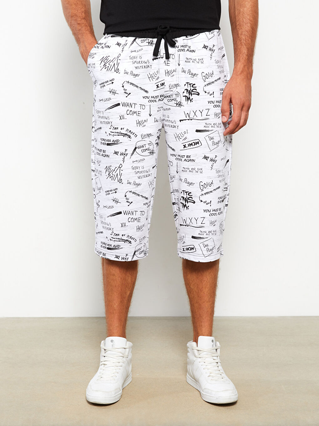 قيعان بيجامات رجالي بقصة عادية-3