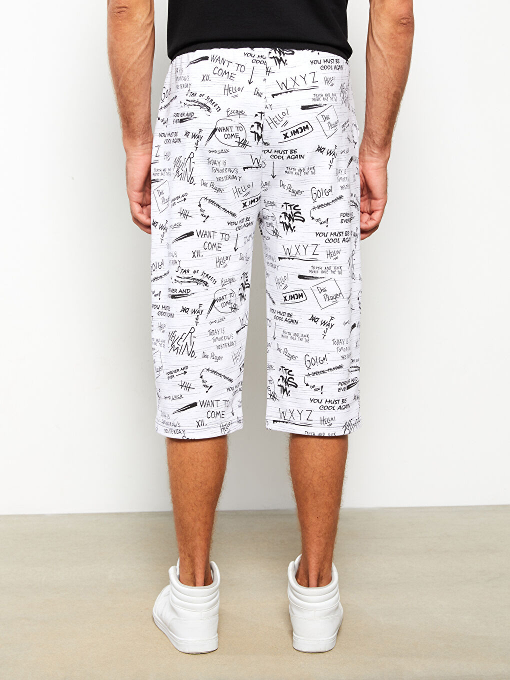 قيعان بيجامات رجالي بقصة عادية-4