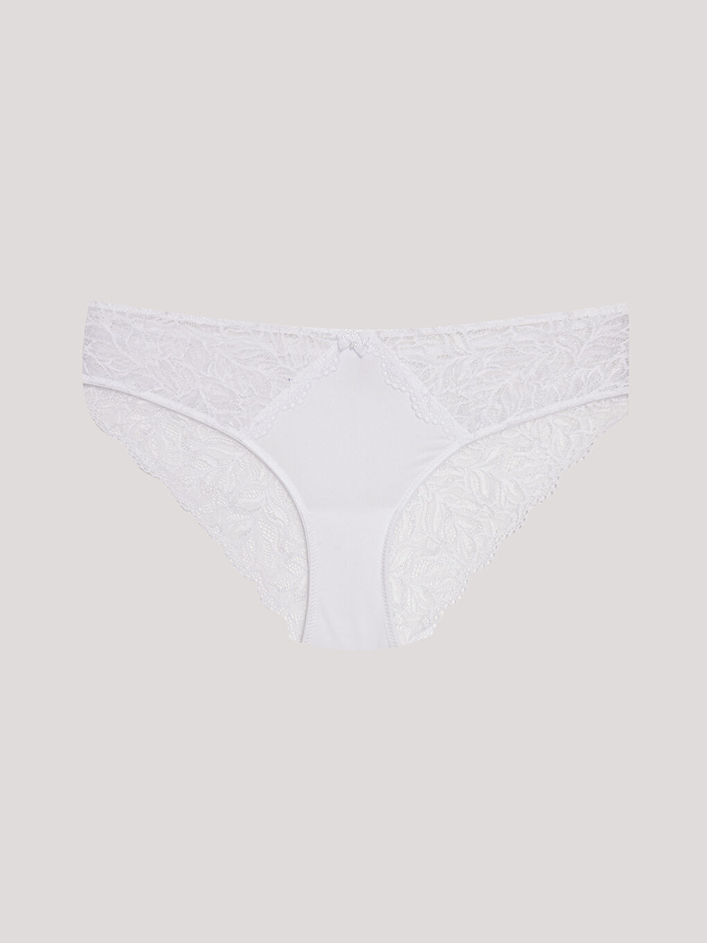 Beyaz Dantelli Bride Fantezi Bikini Külot-1