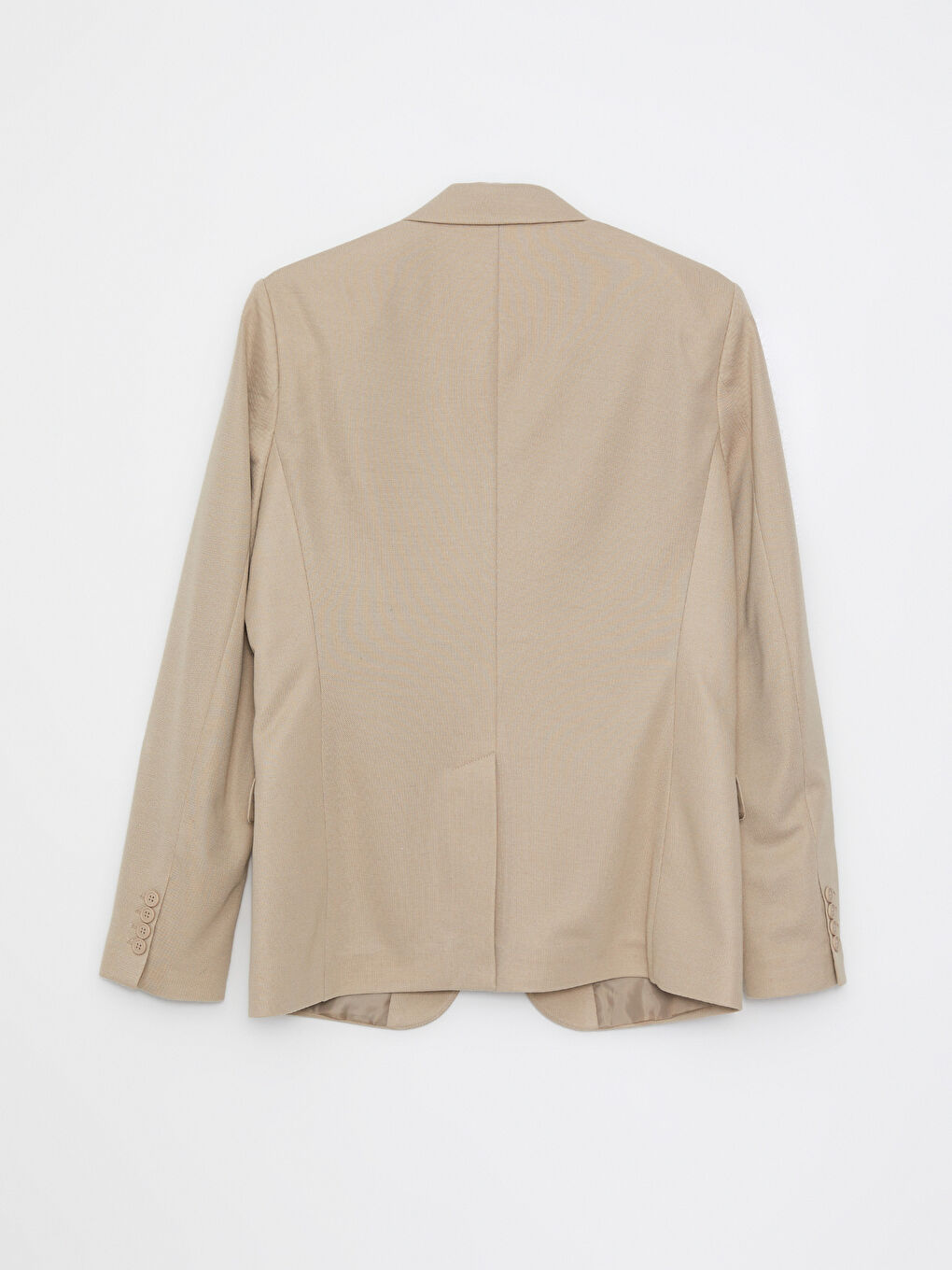 Bej Dar Kalıp Erkek Blazer Ceket-6