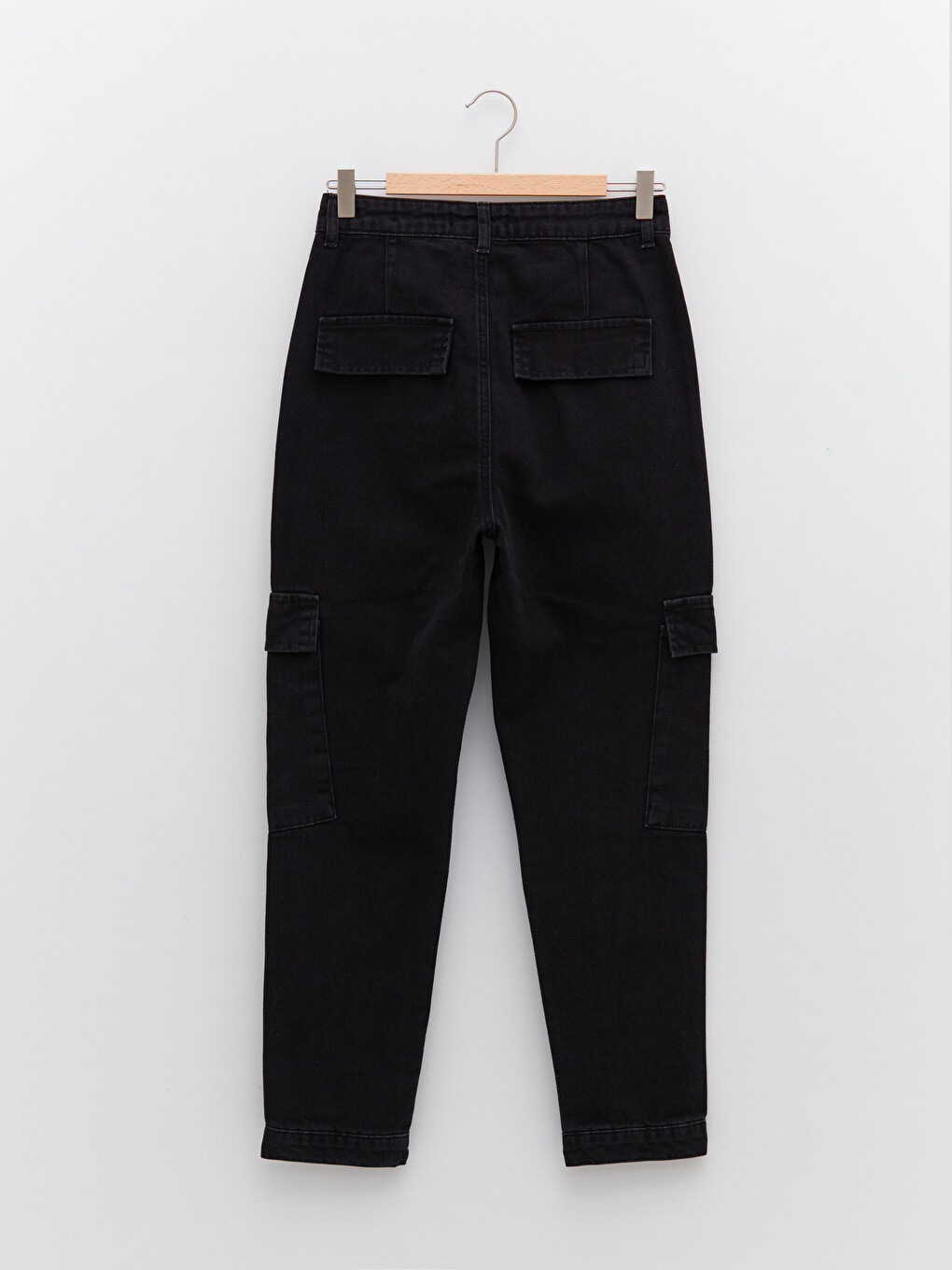 High Waist Mom Fit Pocket Detailed Rodeo Women's Jean Trousers-9