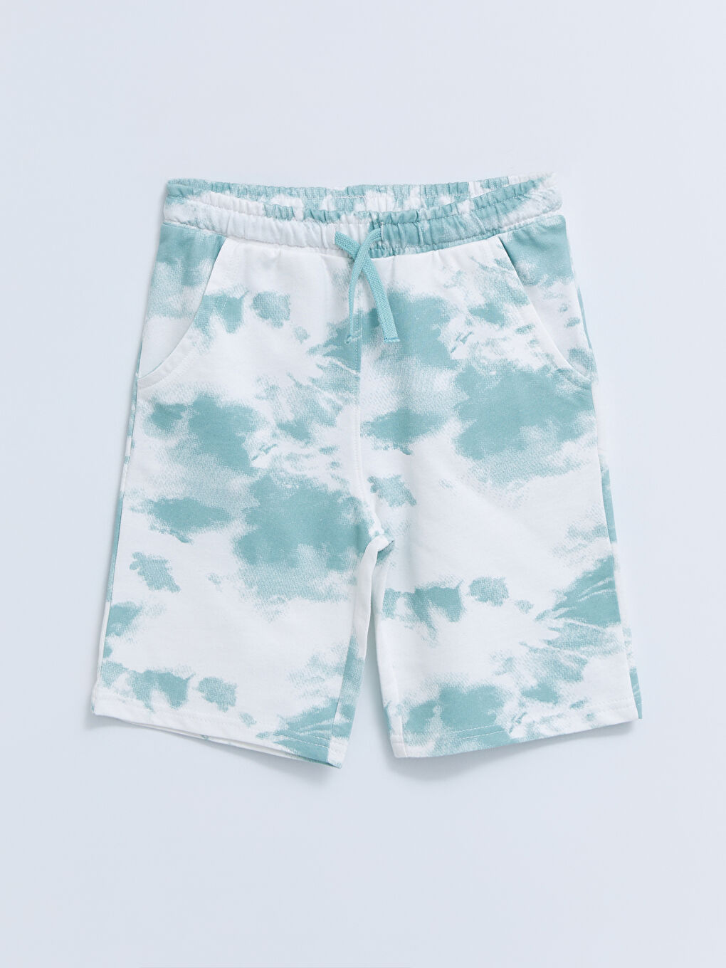 Crew Neck Short Sleeve Cotton Boy T-Shirt and Shorts-2