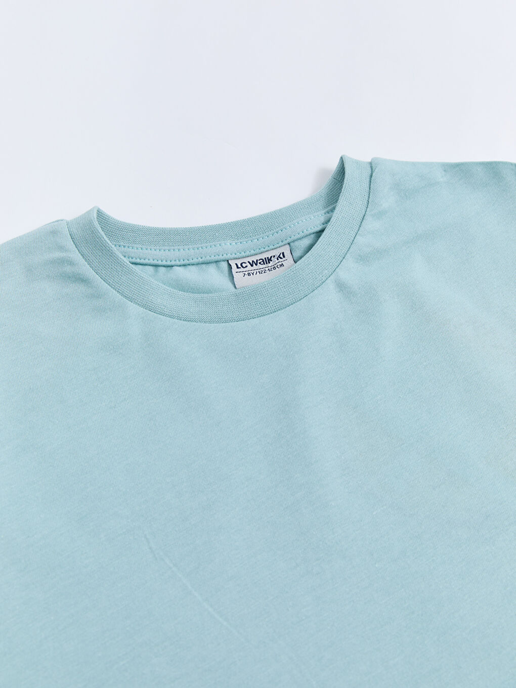 Crew Neck Short Sleeve Cotton Boy T-Shirt and Shorts-4