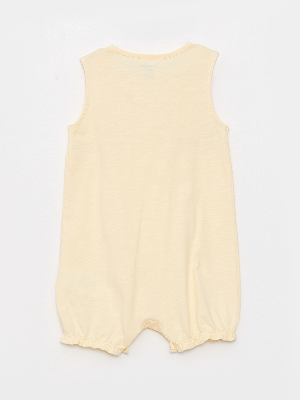 Crew Neck Printed Cotton Baby Girl Jumpsuit-1