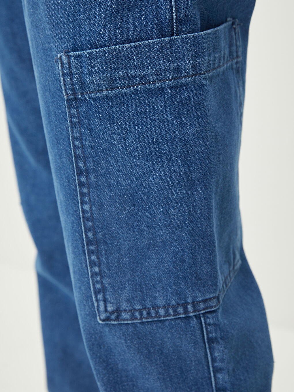 Blugi Jogger cu Talie Înaltă pentru Femei-2