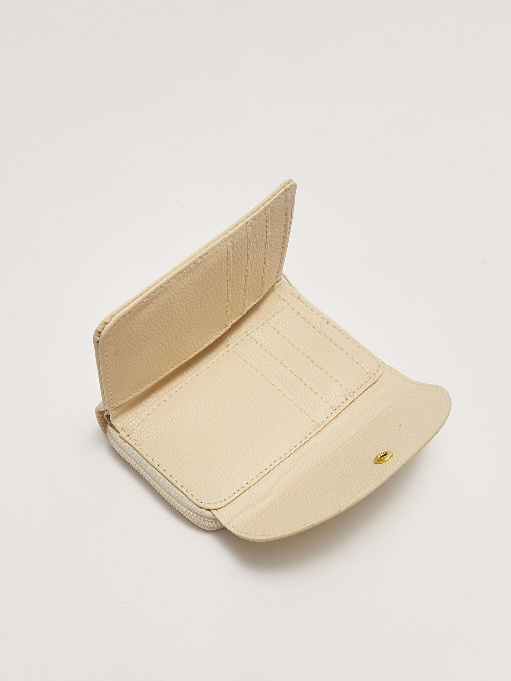 Leather Look Flap Women's Wallet-3