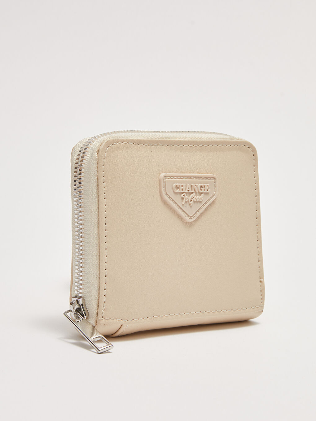 Кошелек Женский Из Искусственной Кожи С Принтом Логотипа-1