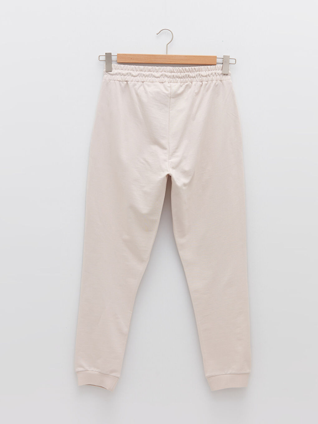 Bej Standart Kalıp Erkek Eşofman Altı-6