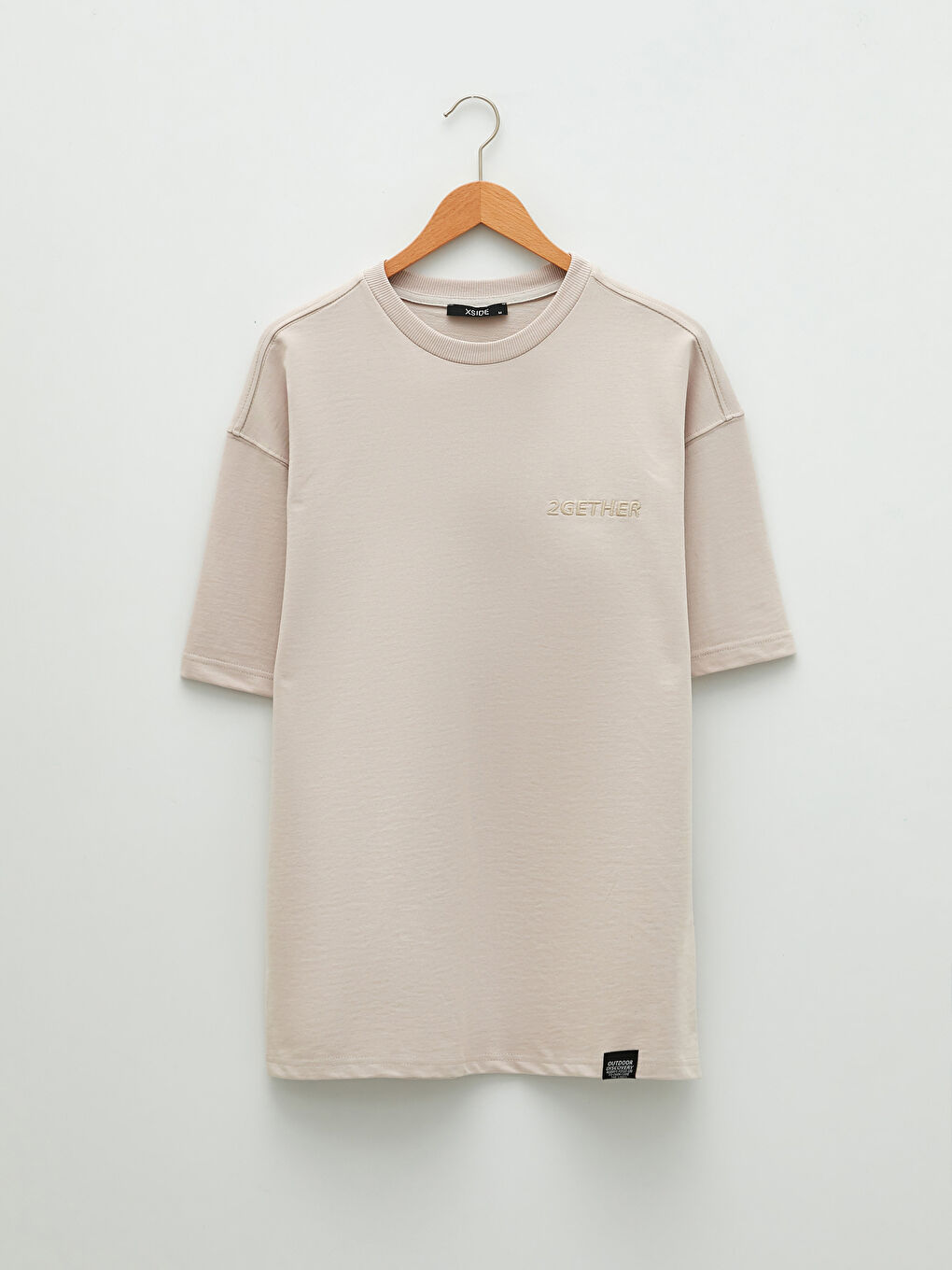 Oversize Crew Neck Short Sleeve Printed Jersey Men's T-Shirt-5