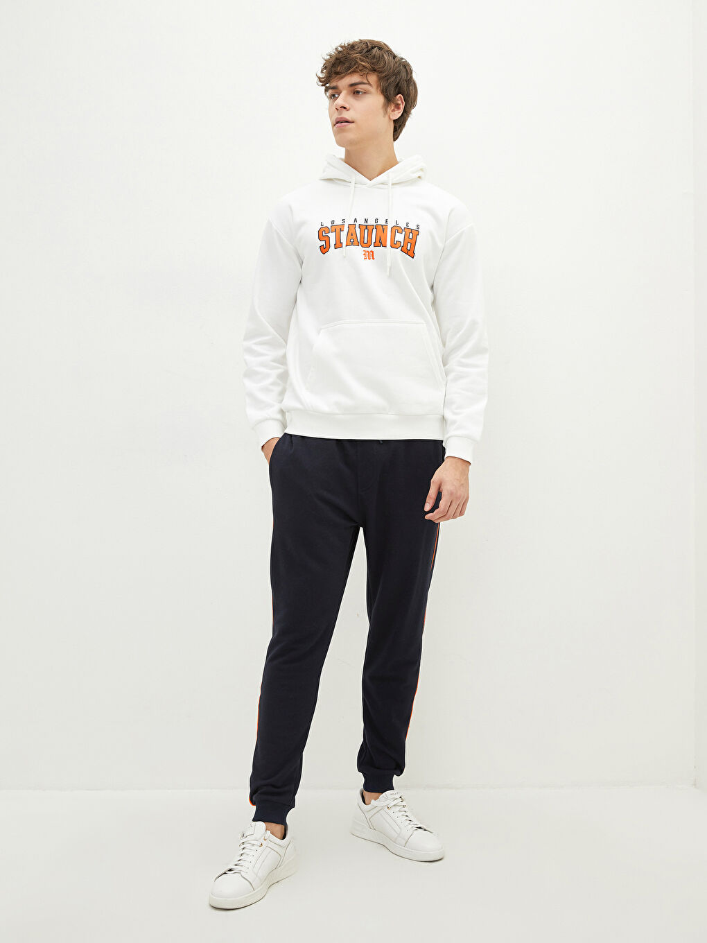 Long Sleeve Printed Men's Thick Hoodie-1