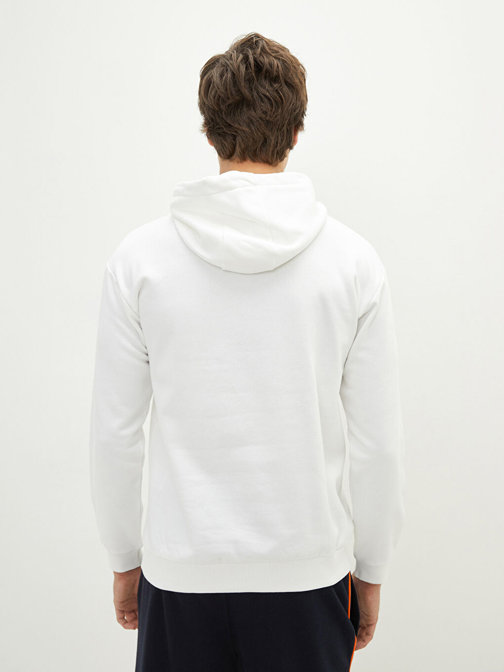 Long Sleeve Printed Men's Thick Hoodie-4