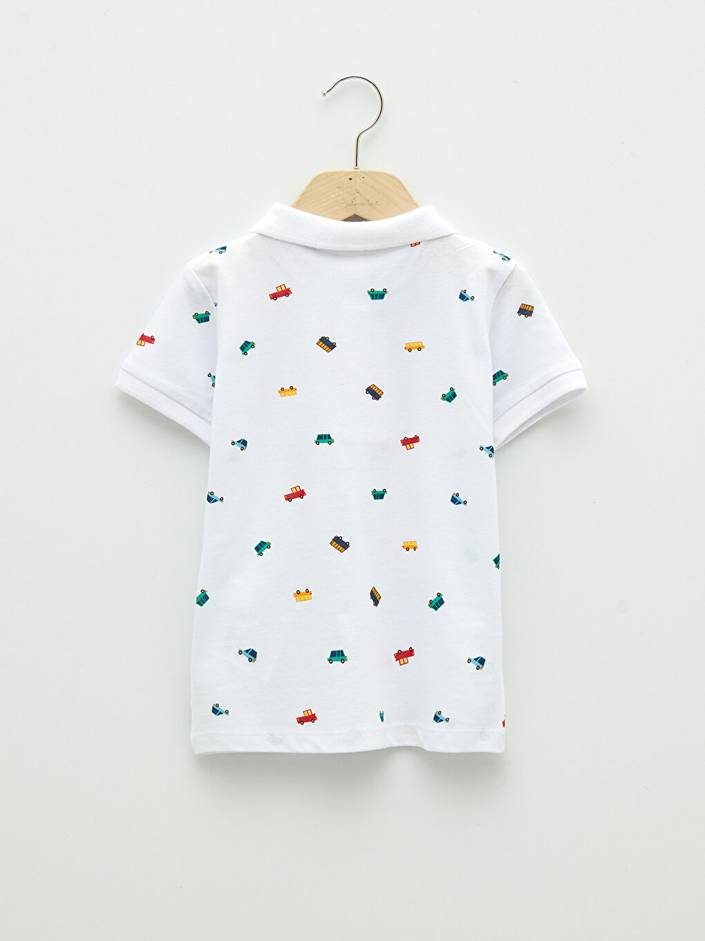 Lot de 2 Ensemble T-shirt à Manches Courtes Imprimé avec Col Polo et Short pour Garçon Bébé-2