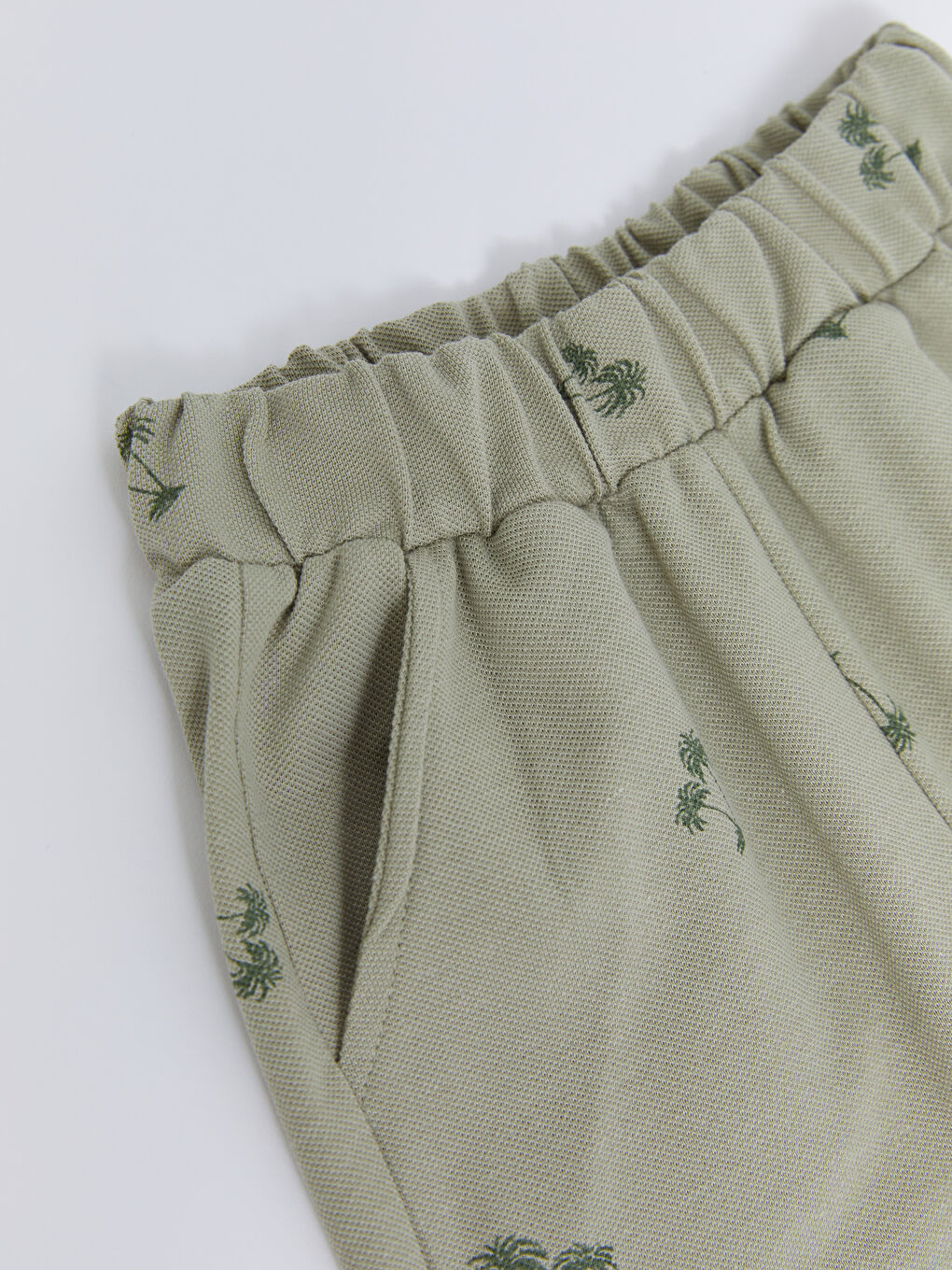 Crew Neck Short Sleeve Printed Baby Boys' T-Shirt and Shorts 2 Pack Set-3