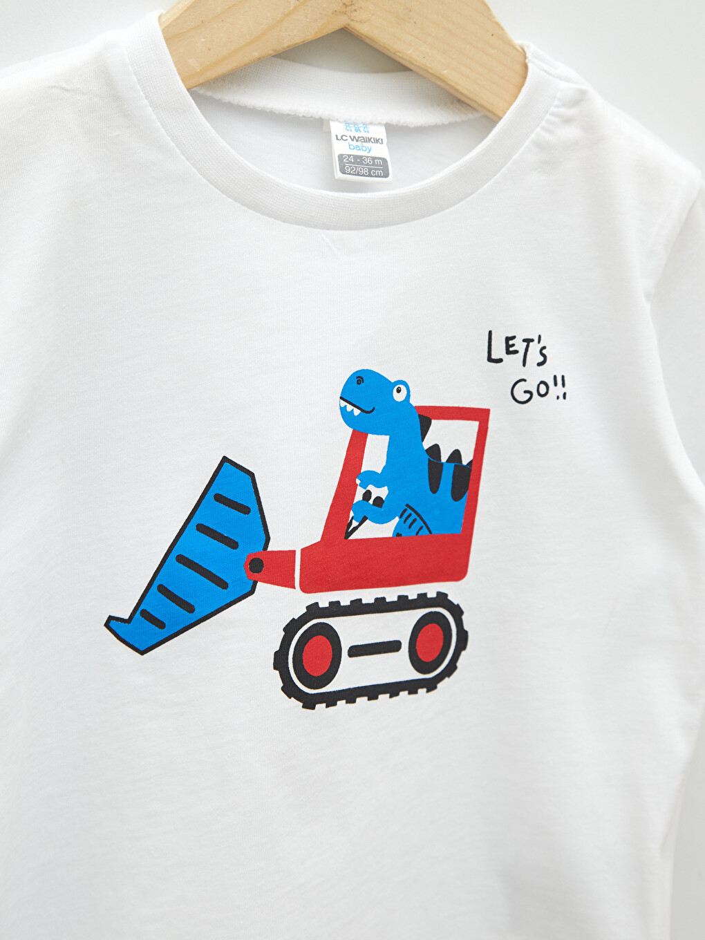 Crew Neck Short Sleeve Printed Baby Boys' T-Shirt and Shorts 2 Pack Set-2
