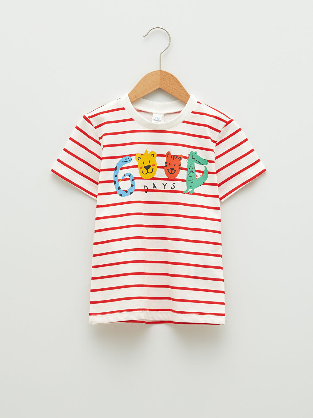 Crew Neck Short Sleeve Striped Baby Boys' T-Shirt and Shorts 2 Pack Set-1