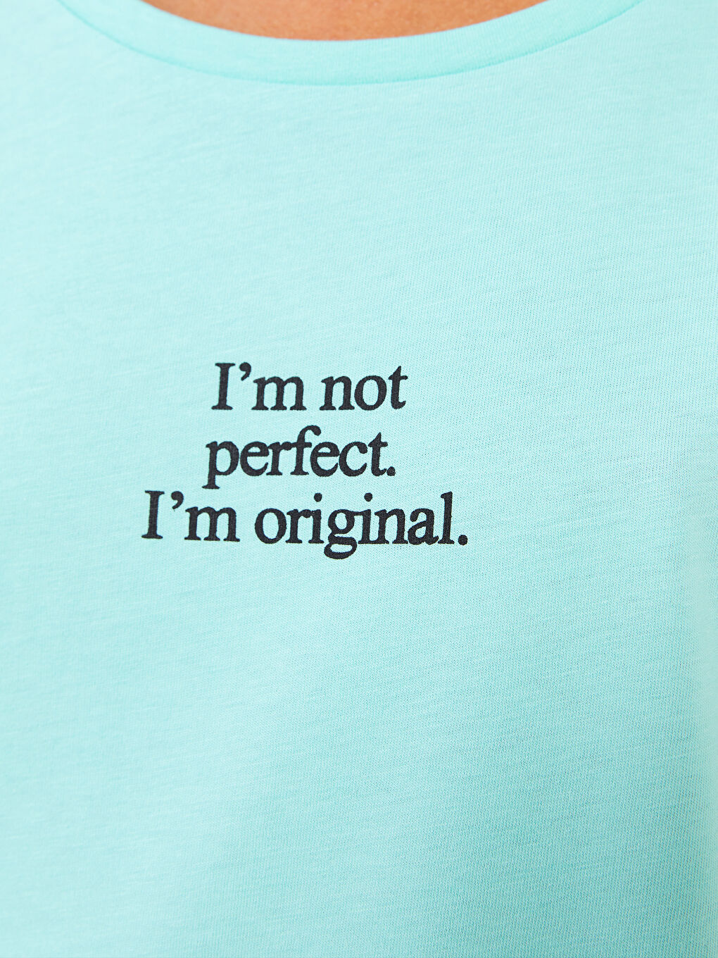 طقم بيجامة ياقة دائرية كم قصير مطبوع قطن للسيدات-3