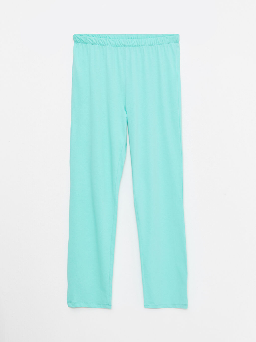 طقم بيجامة ياقة دائرية كم قصير مطبوع قطن للسيدات-7