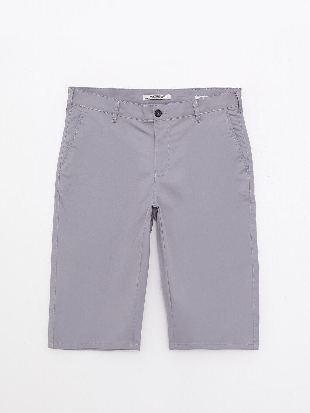 Regular Fit Gabardine Men's Shorts-5