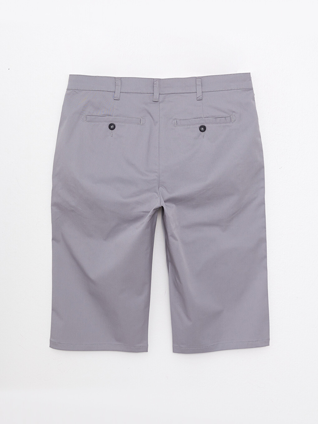 Regular Fit Gabardine Men's Shorts-6