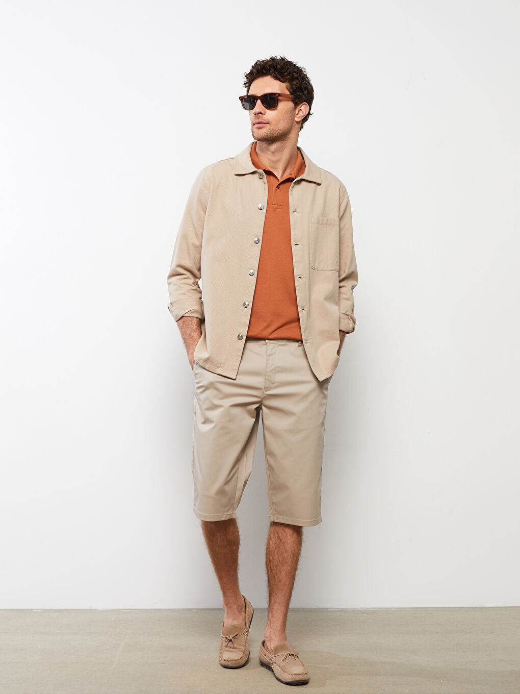 Standard Pattern Gabardine Men's Shorts -S2DF54Z8-S2N