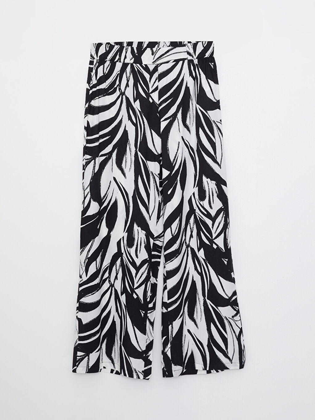 LCWAIKIKI Classic Elastische Taille Blumige Viskose Hosen für Damen -S2DG07Z8-LU7