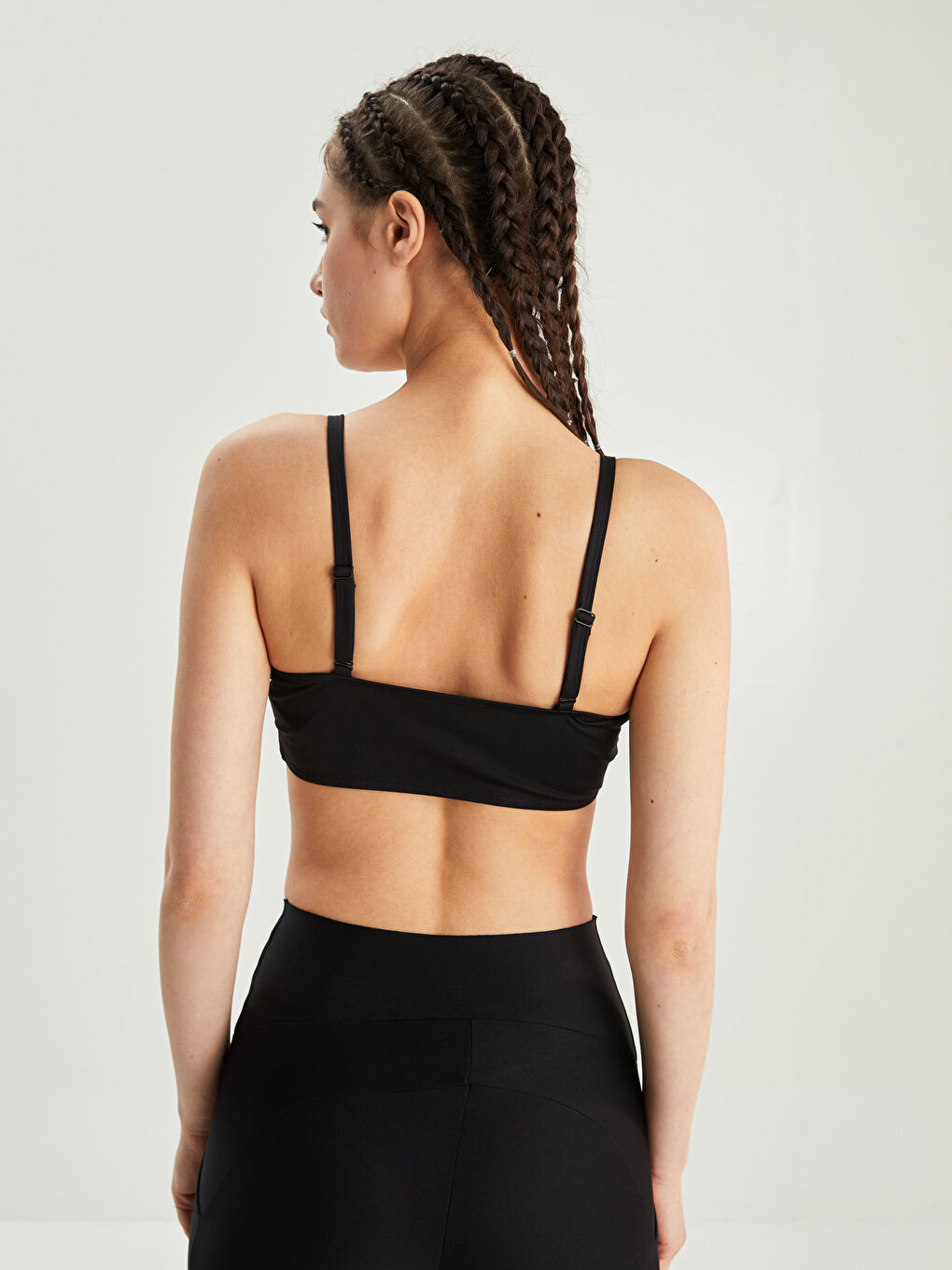 Bustieră Sport cu Bretele Drepte pentru Femei-5