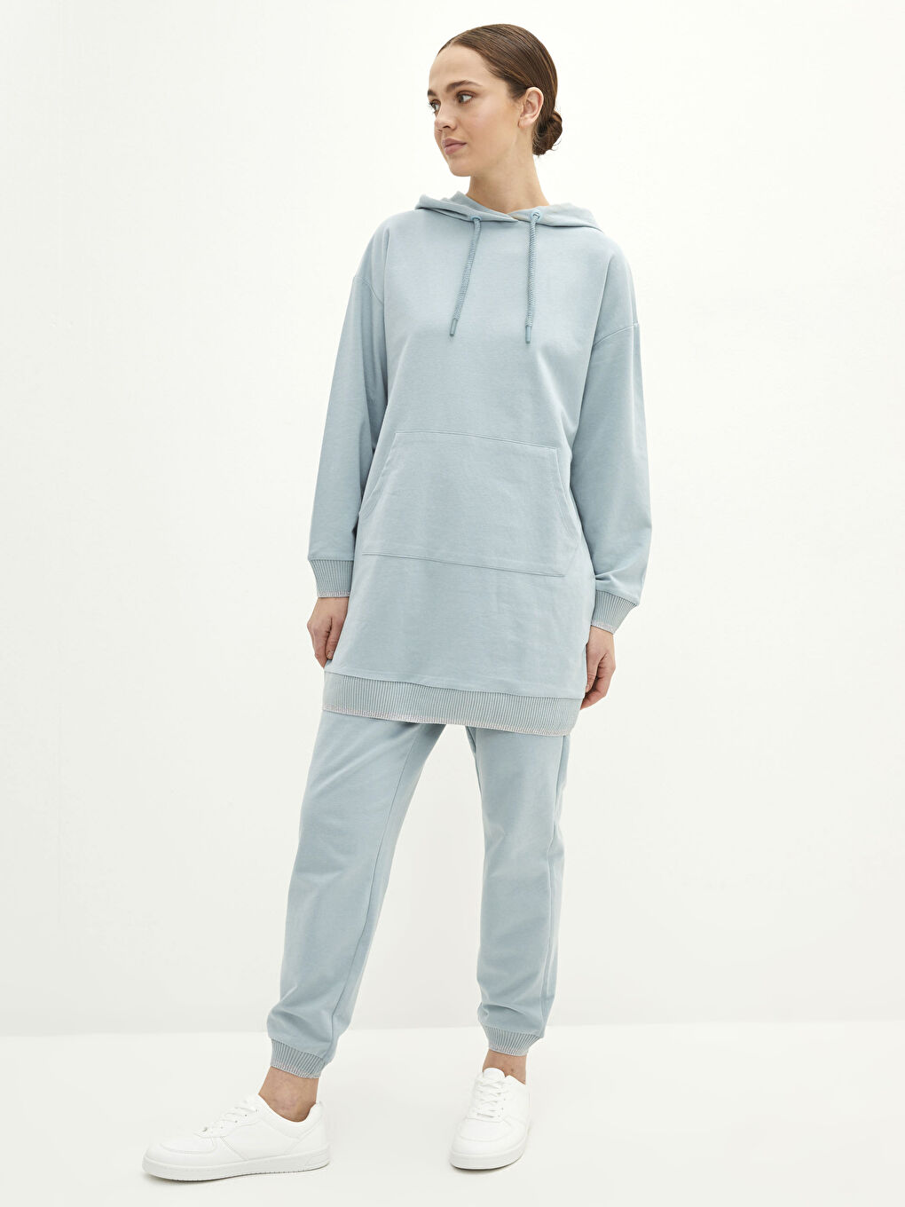 LCW Modest Kadın Beli Lastikli Düz Jogger Eşofman Altı -S2DG69Z8-UDA