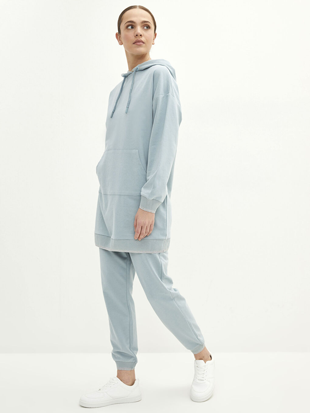 LCW Modest Kadın Beli Lastikli Düz Jogger Eşofman Altı -S2DG69Z8-UDA