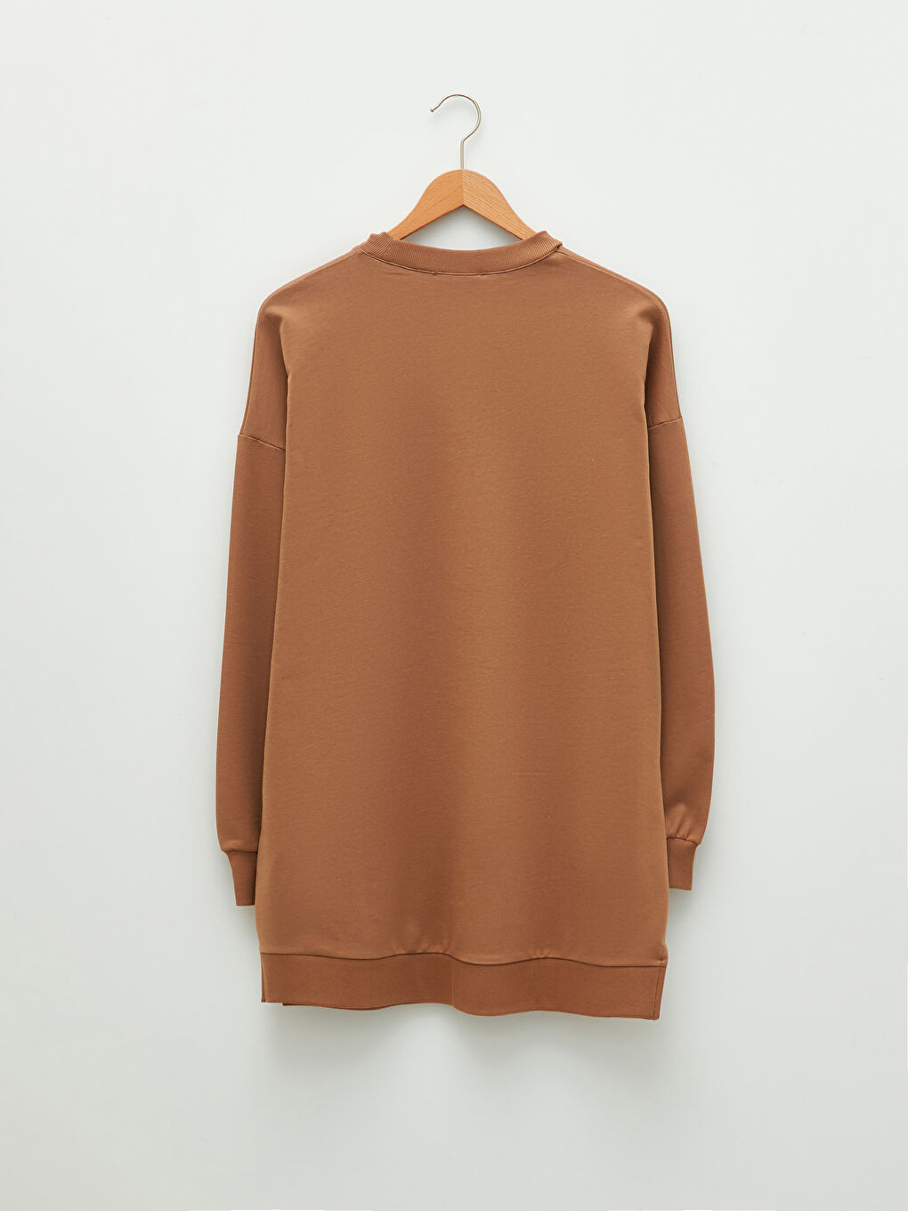 Crew Neck Printed Long Sleeve Oversize Women's Sweatshirt Tunic-7