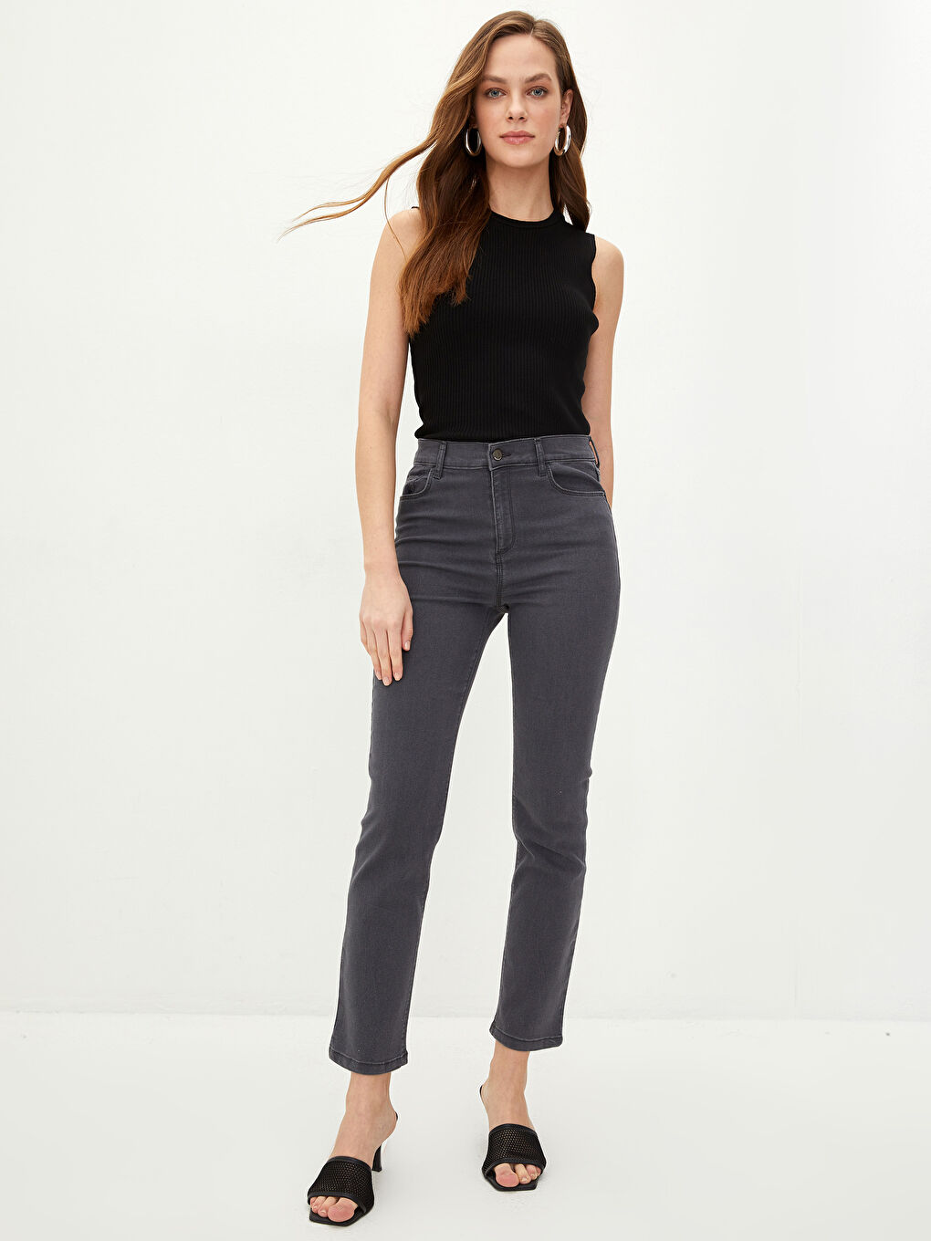 Pull-over Sans Manches Col Rond Tricot Svelte-3