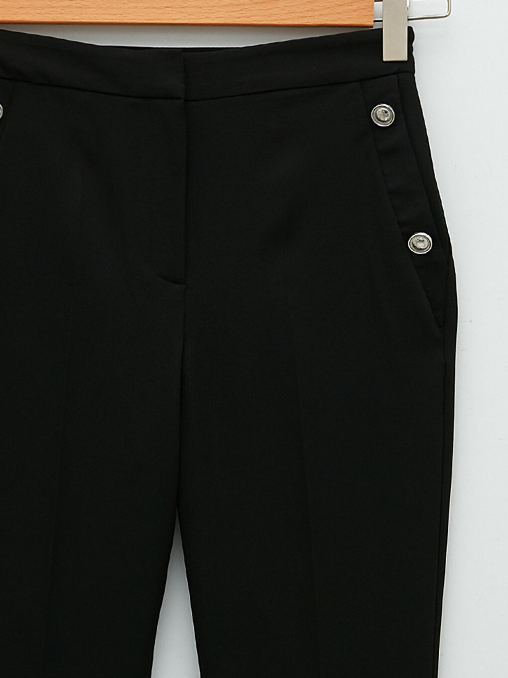Standard Fit Pocket Detailed Women's Trousers-8