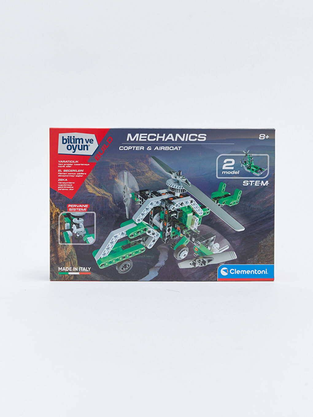 Clementoni Mekanik Laboratuvarı Copter ve Airboat