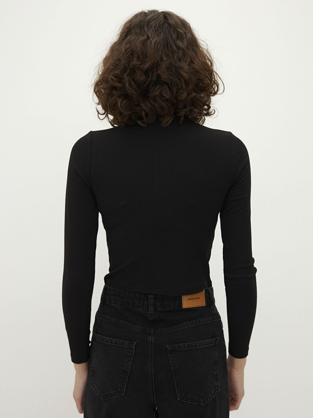 Žena CRNA Majica kratkih rukava-4