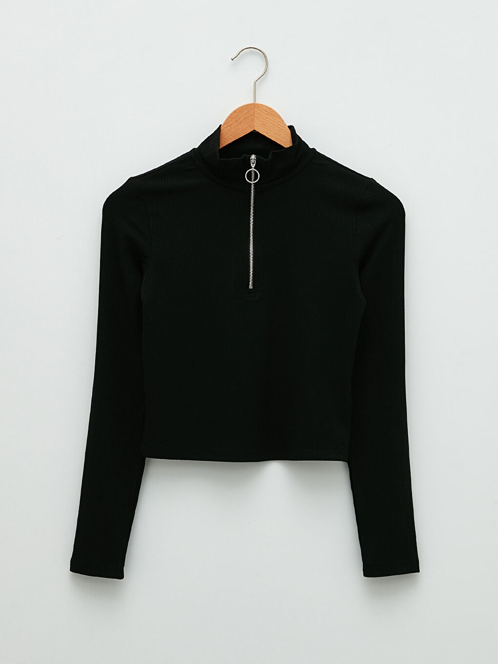 Žena CRNA Majica kratkih rukava-5