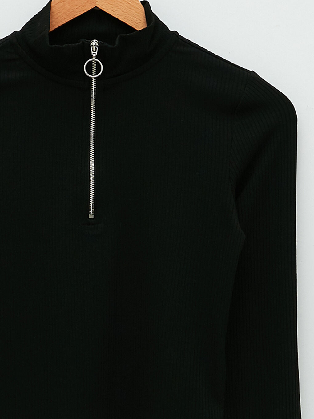 Žena CRNA Majica kratkih rukava-7