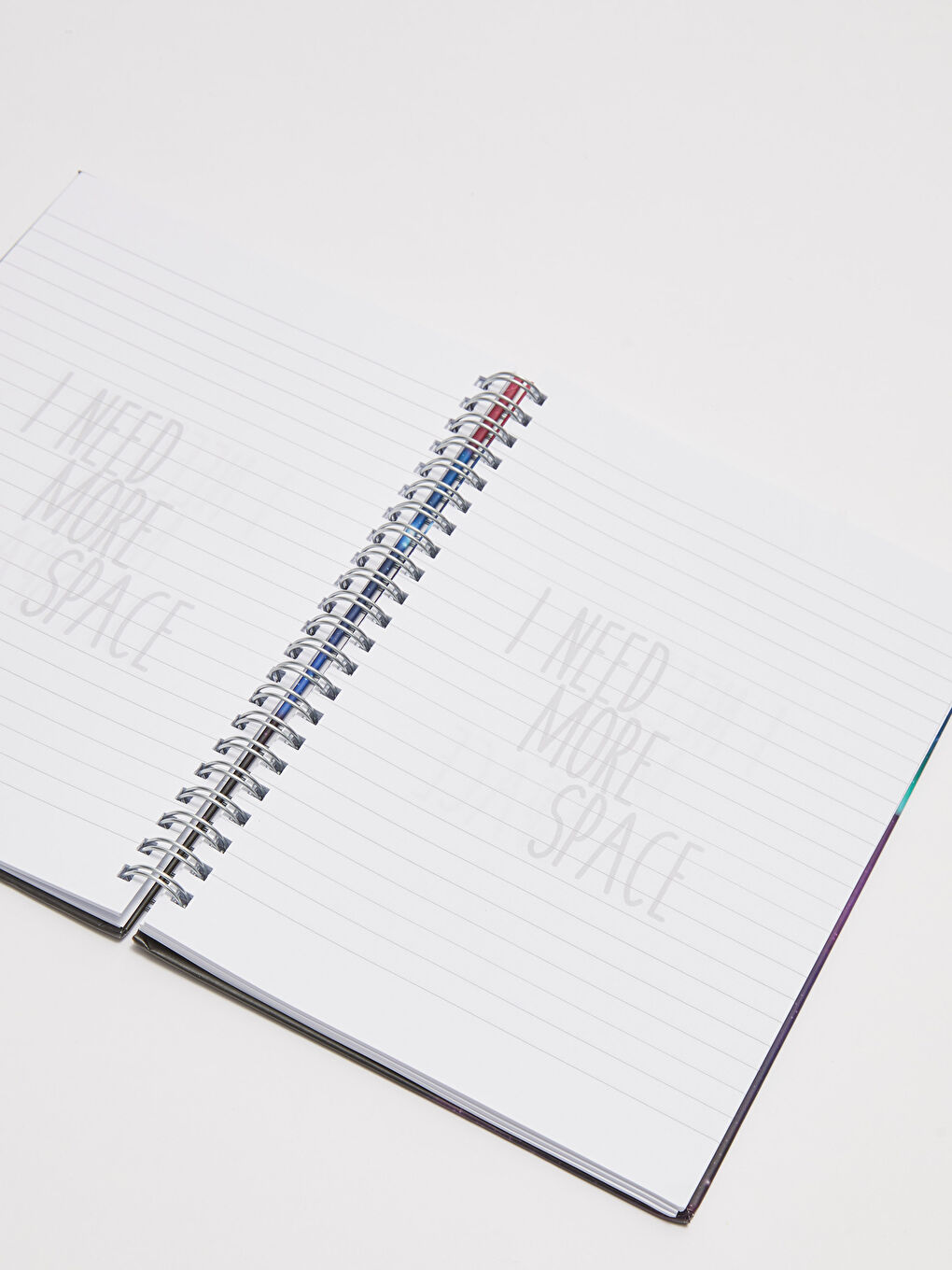 Letter Printed Space Theme Lined Notebook-1