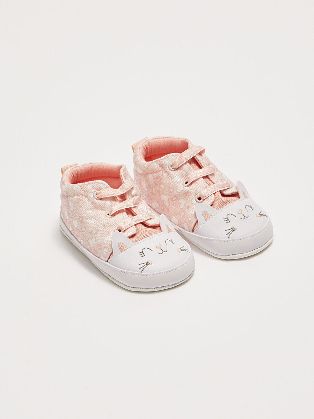 LCW STEPS Embroidered Lace-Up Baby Girl Pre-Toddler Shoes -S2DJ15Z1-FUG