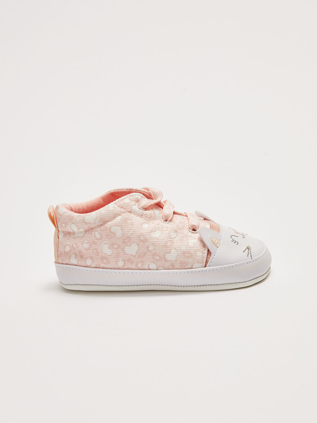 LCW STEPS Embroidered Lace-Up Baby Girl Pre-Toddler Shoes -S2DJ15Z1-FUG