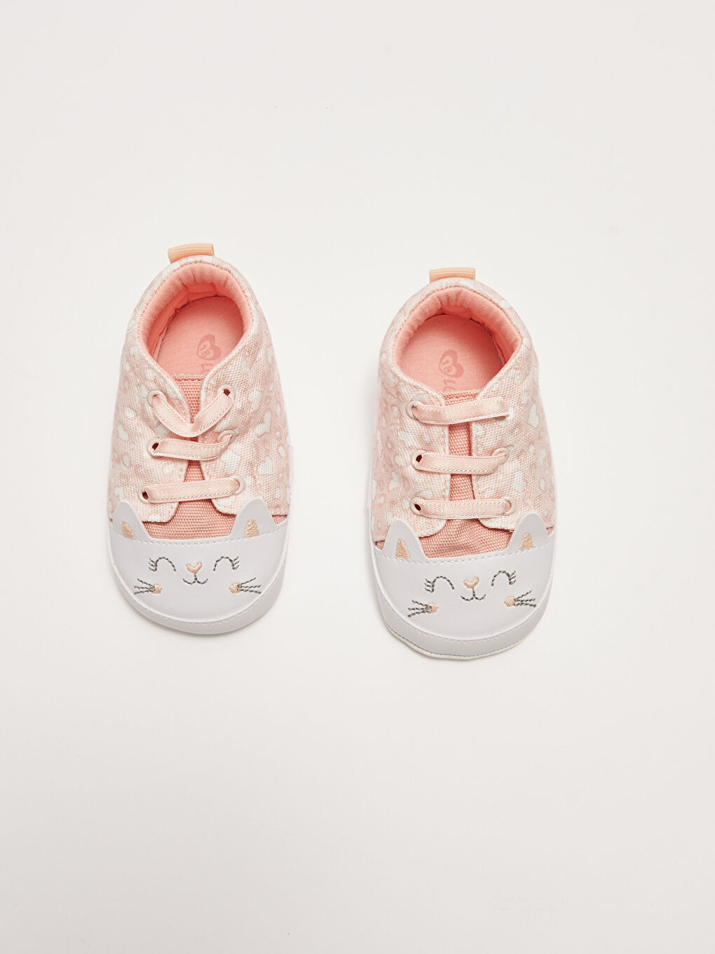 LCW STEPS Embroidered Lace-Up Baby Girl Pre-Toddler Shoes -S2DJ15Z1-FUG