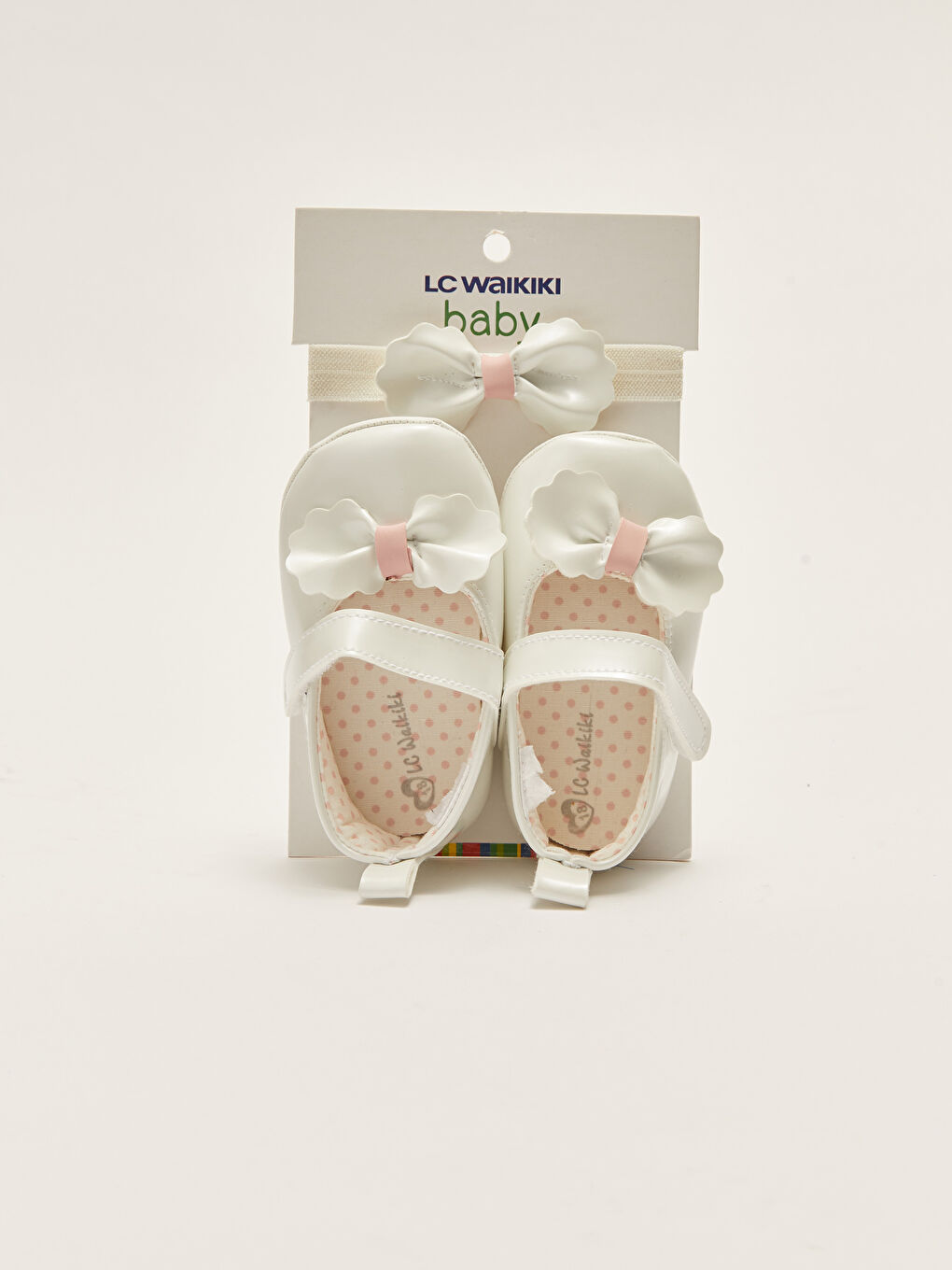 Beyaz Yürüme Öncesi Ayakkabı